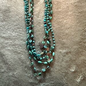 Silpada Aqua Multi-Strand Necklace